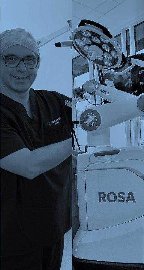 Ρομποτική αρθροπλαστική γόνατος ROSA